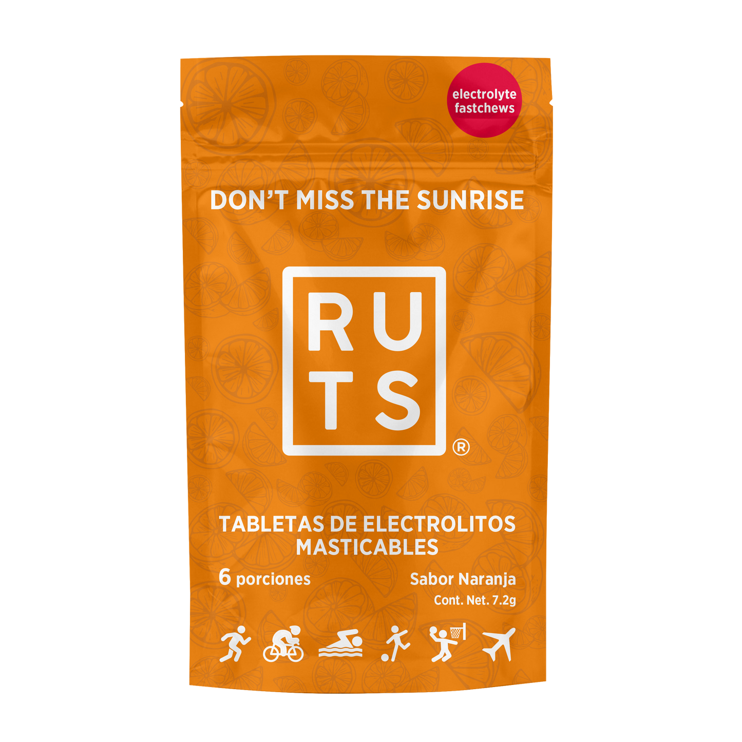 Electrolitos Masticables sabor Naranja