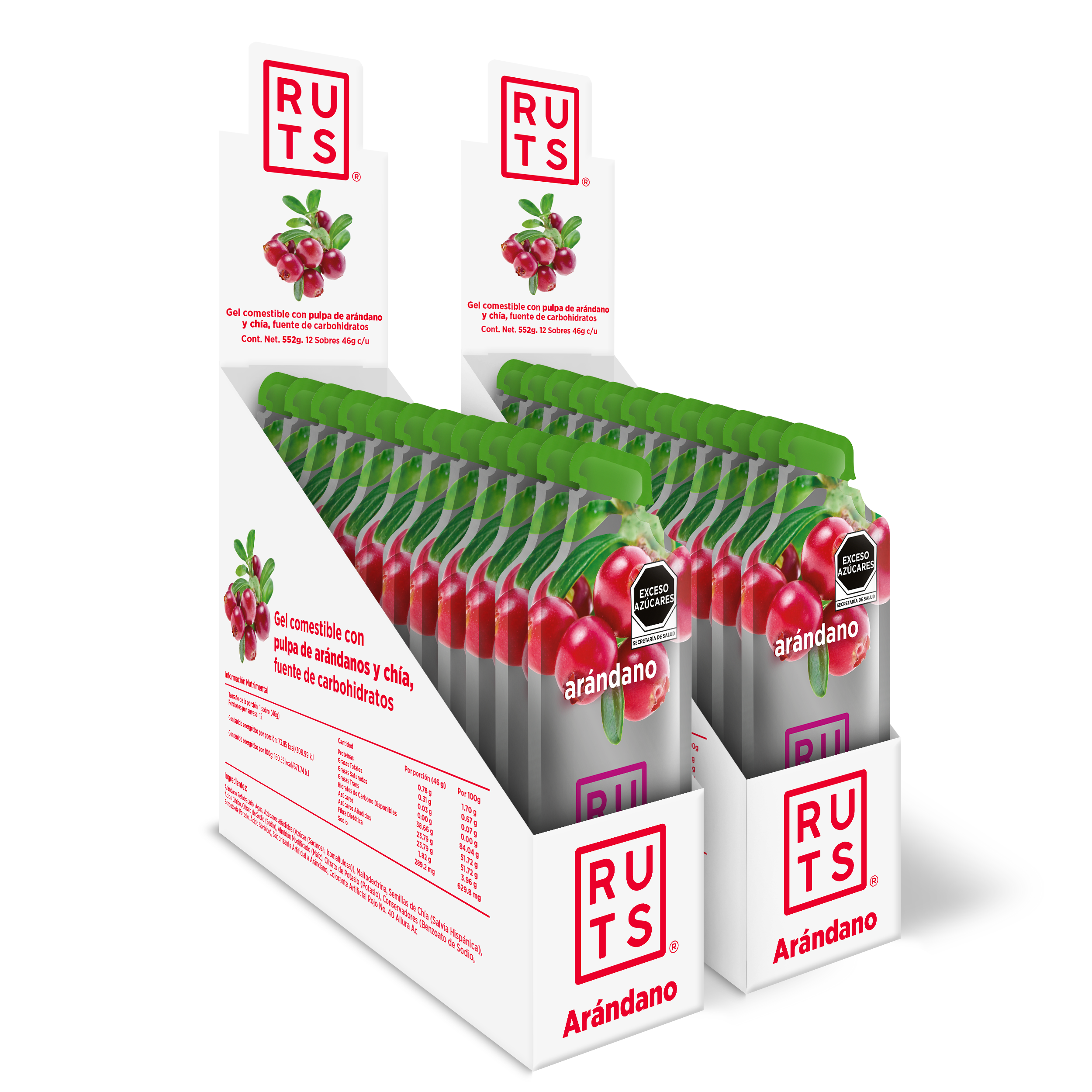 Gel Energético sabor Arándano