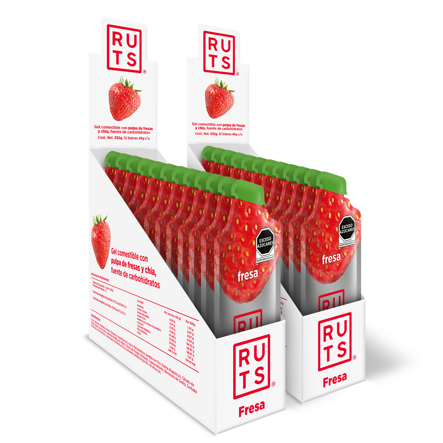 Gel Energético sabor Fresa