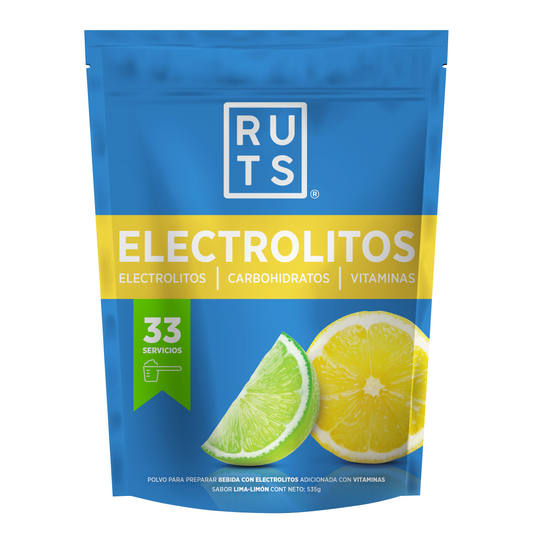 Electrolitos en Polvo + Vitaminas + Carbohidratos sabor Lima-Limón