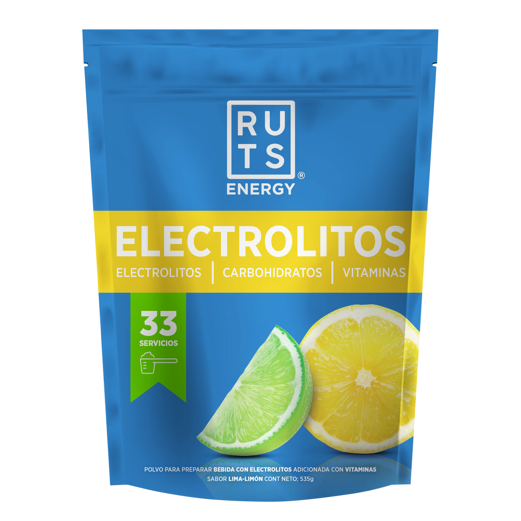 Electrolitos en Polvo + Vitaminas + Carbohidratos sabor Lima-Limón