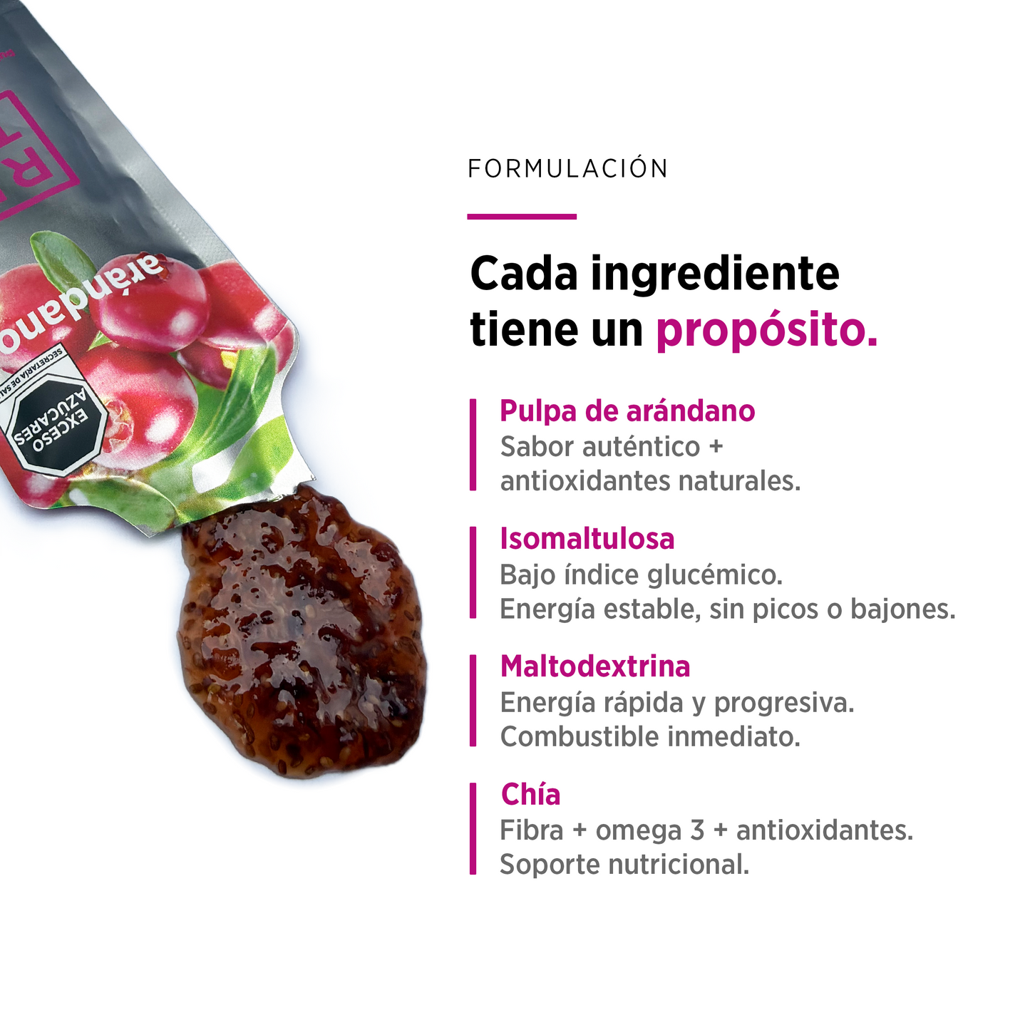 Gel Energético sabor Arándano