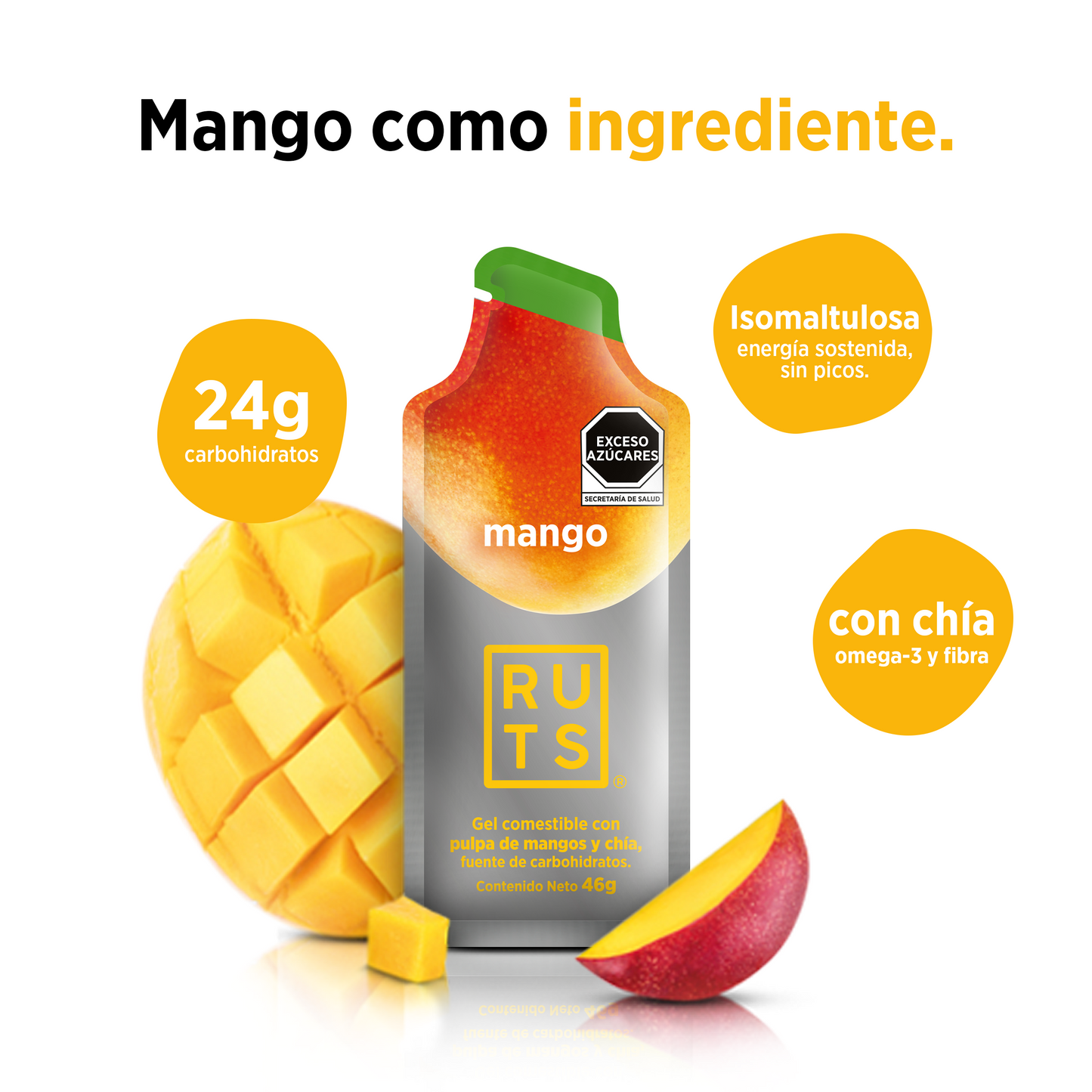 Gel Energético sabor Mango
