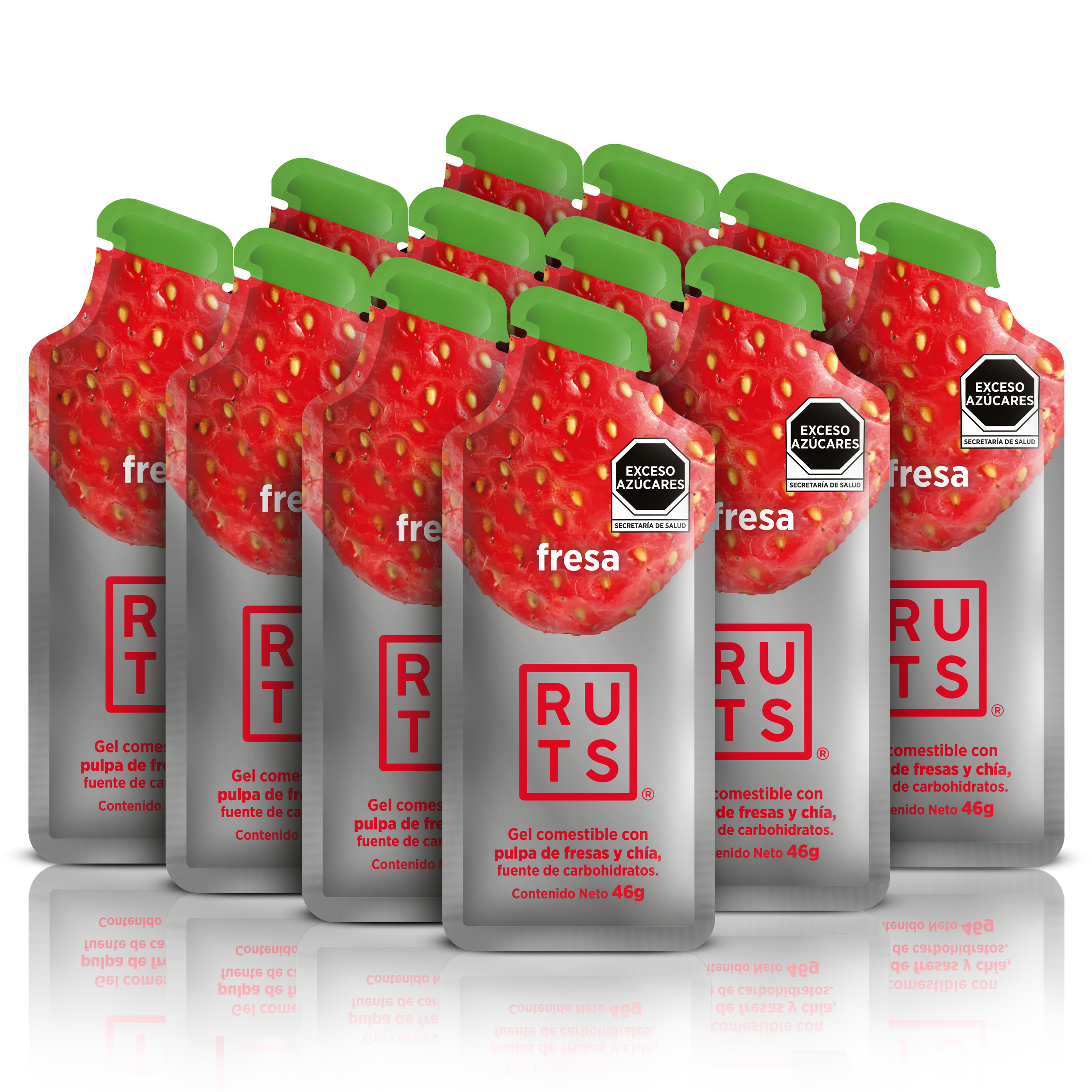 Gel Energético sabor Fresa