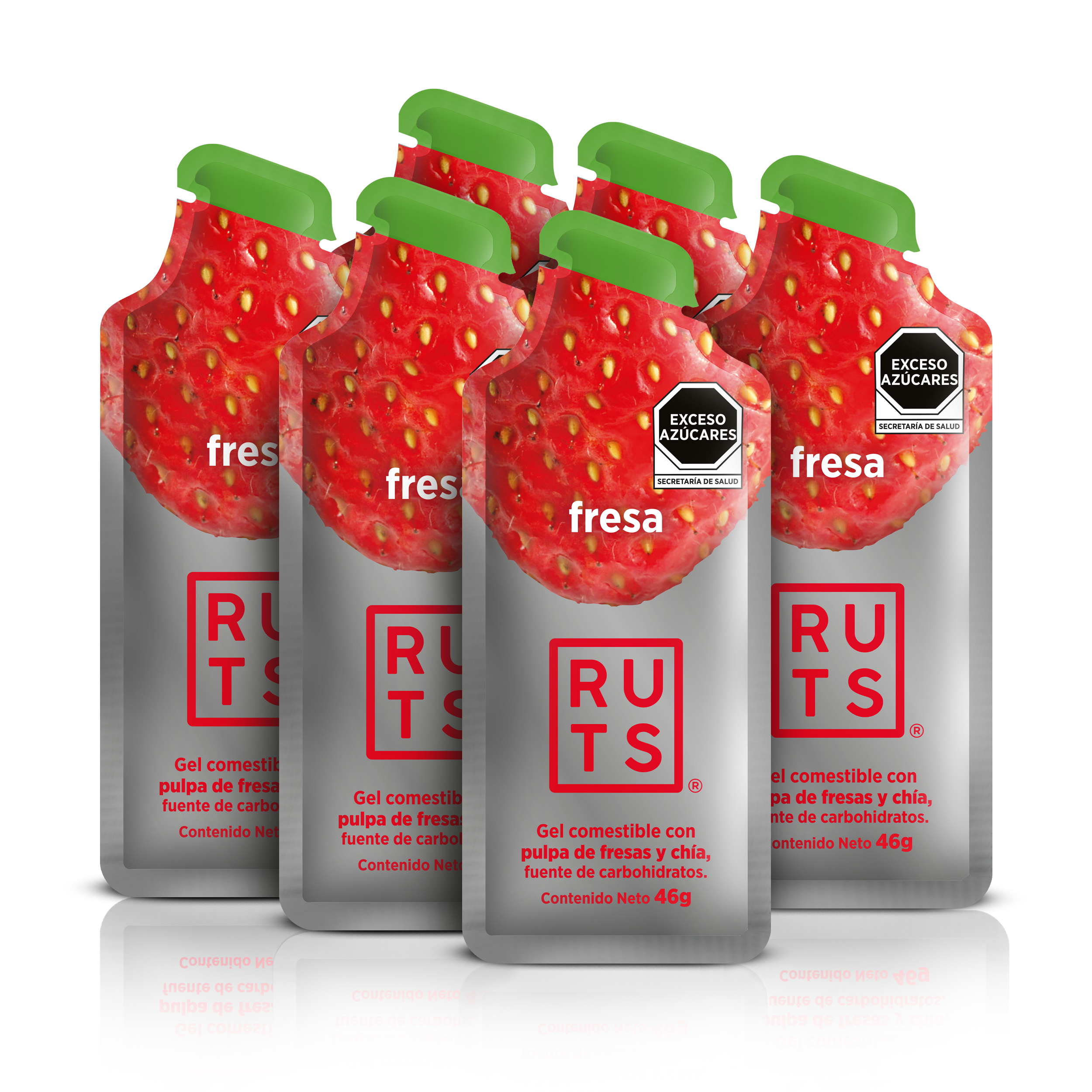 Gel Energético sabor Fresa