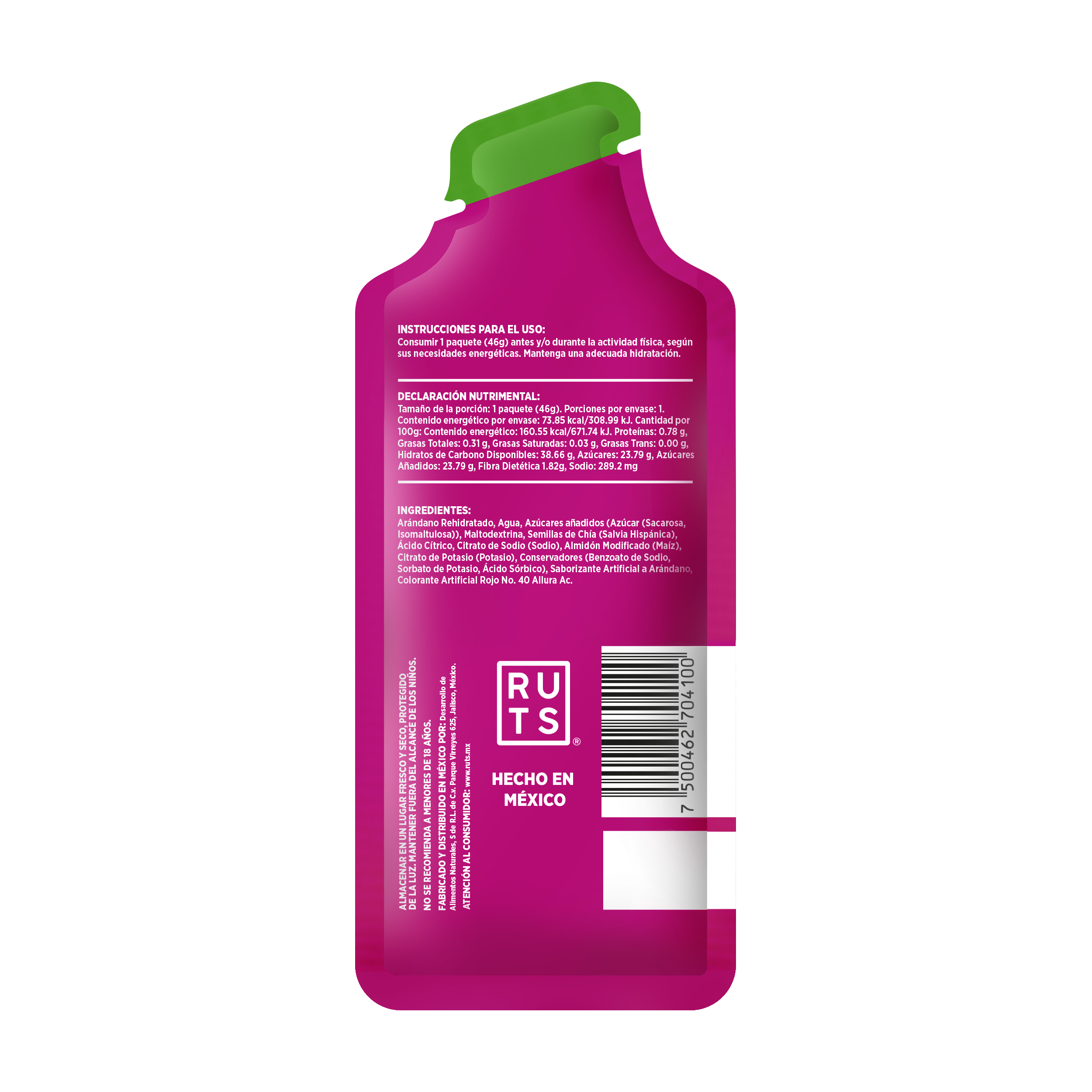 Gel Energético sabor Arándano