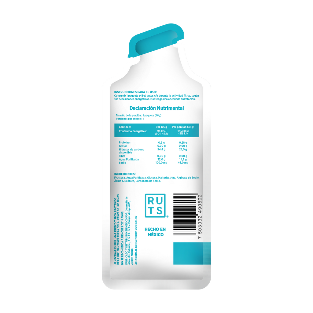 Hydrogel sabor Natural – RUTS ENERGY